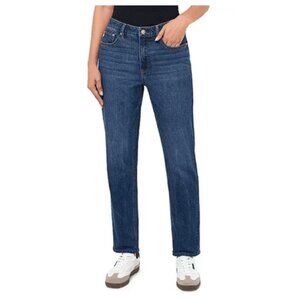 Seven7 Medium Indigo Wash Slim Straight 90s Jean Size 16